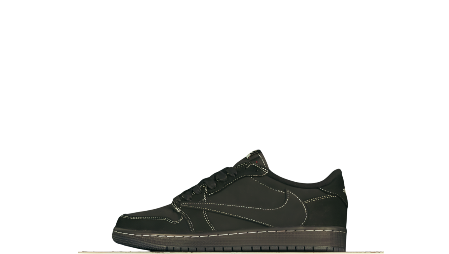 Travis Scott x Air Jordan 1 Low “Black Phantom”