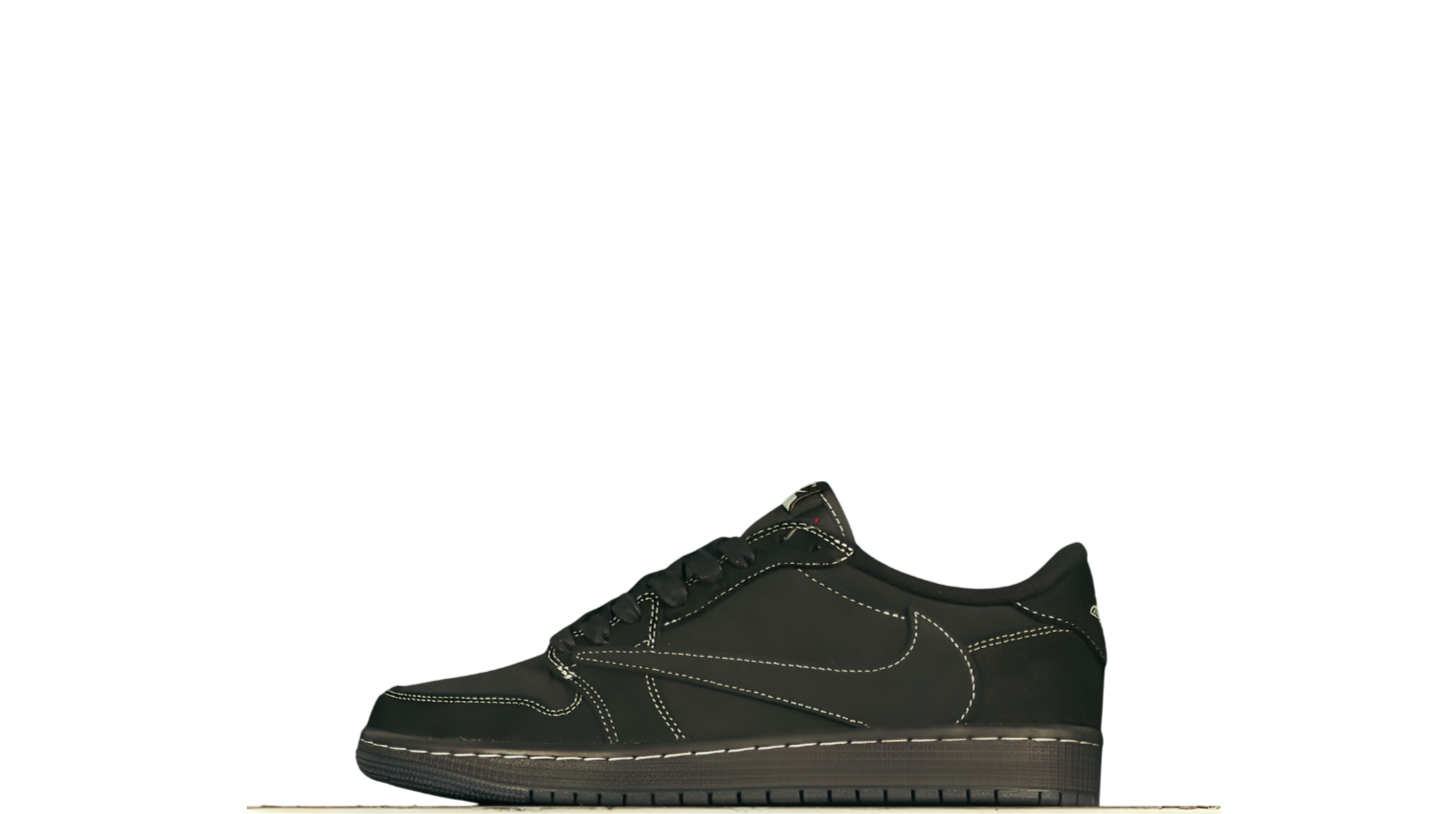 Travis Scott x Air Jordan 1 Low “Black Phantom”