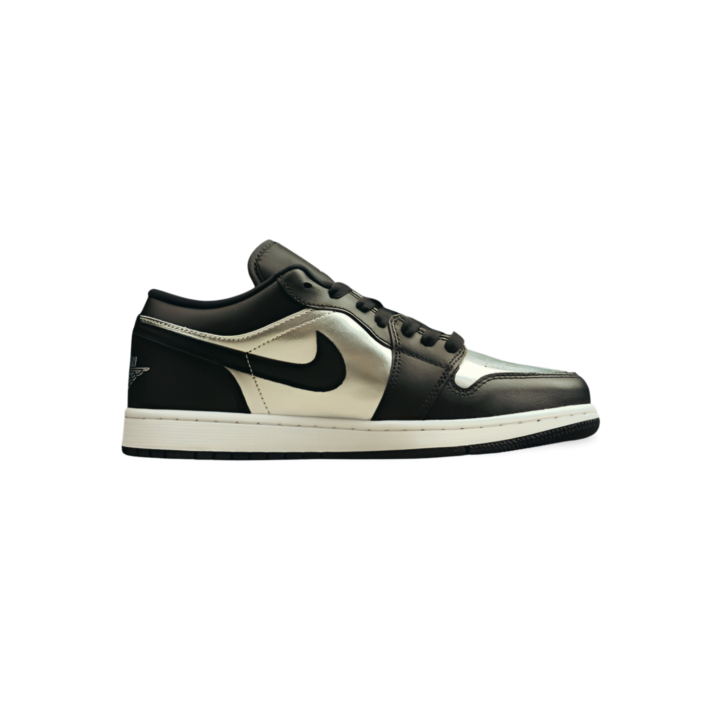 Air Jordan 1 Low “Black Metallic Silver”