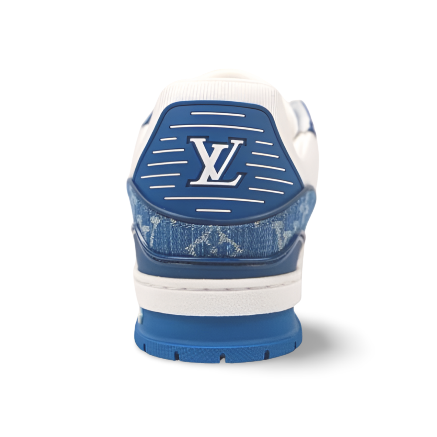 Louis Vuitton LV Trainer Monogram Denim White Blue