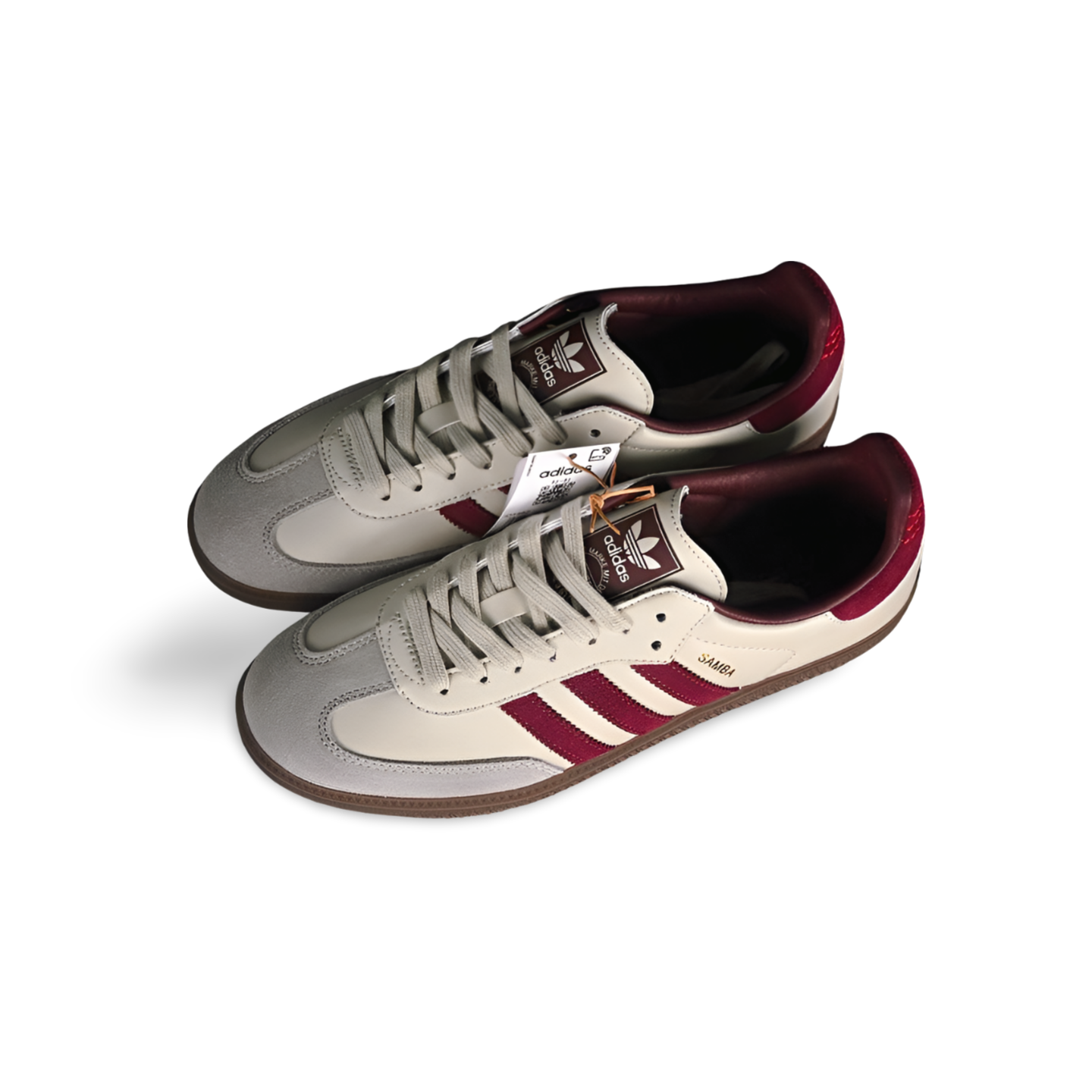 Adidas Samba “Maroon/Gold Metalic”
