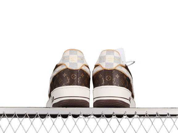 Louis Vuitton x Air Force 1 Low Brown