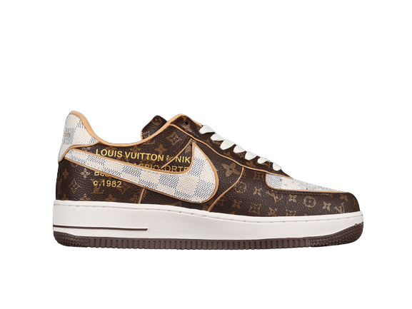 Louis Vuitton x Air Force 1 Low Brown