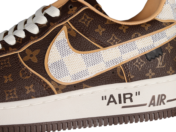 Louis Vuitton x Air Force 1 Low Brown