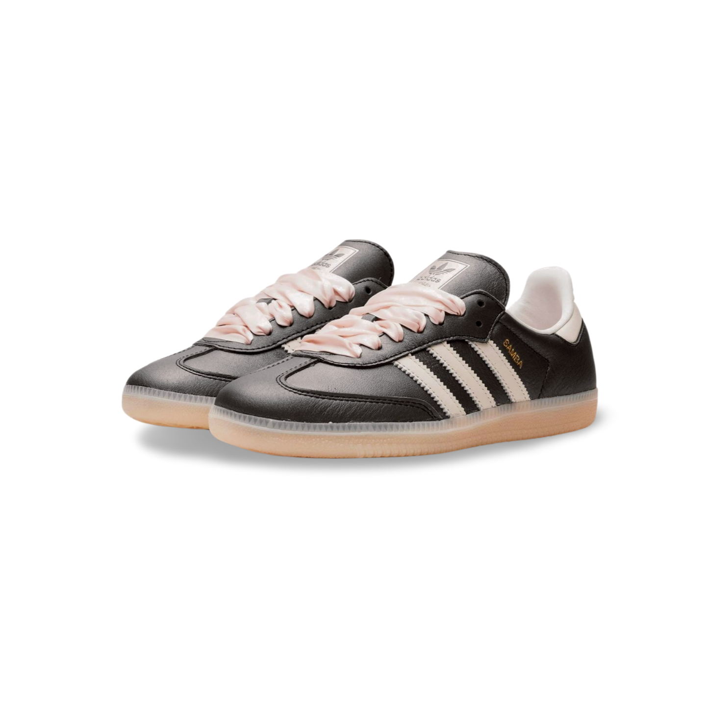 Adidas Samba OG “Black Pink Ribbon Laces”