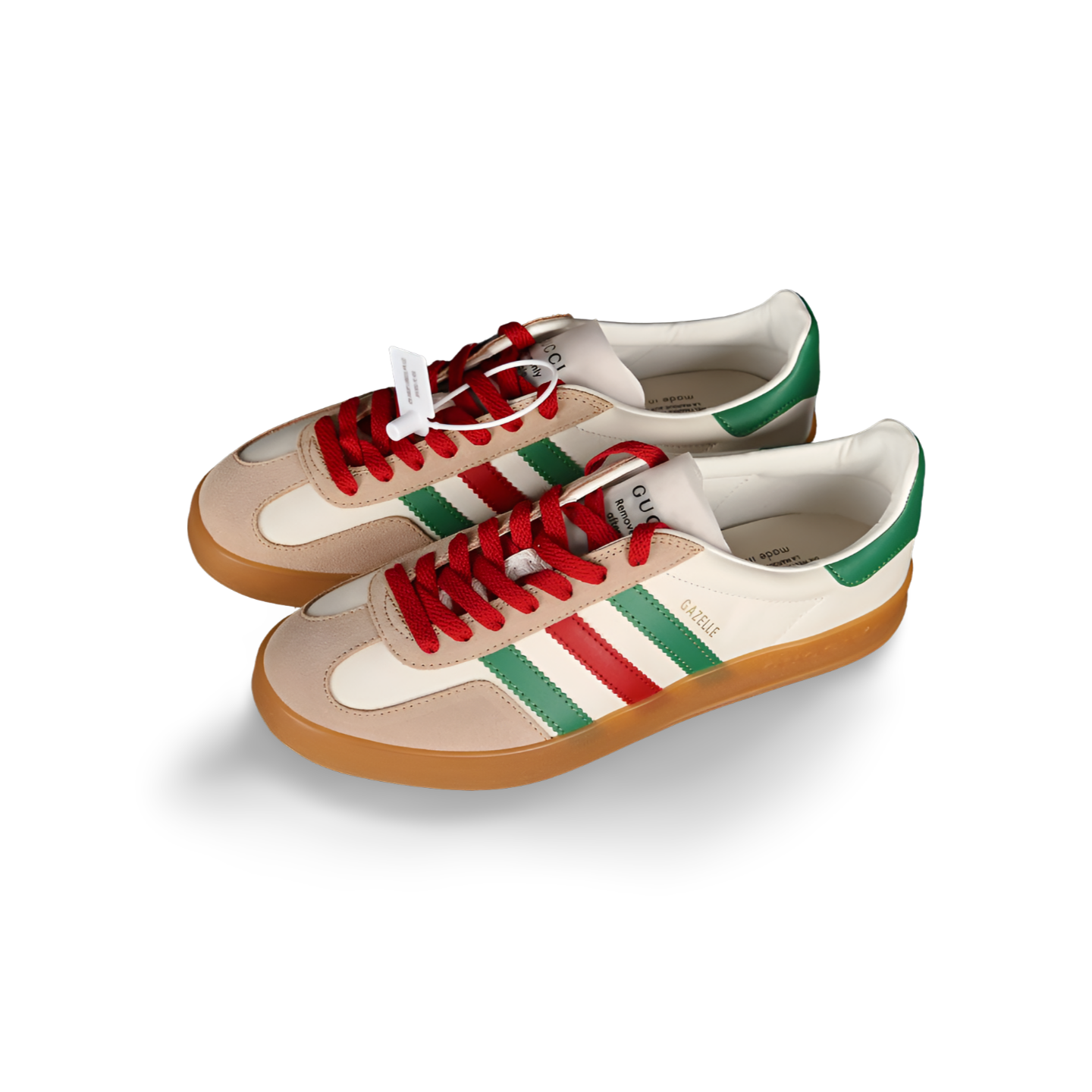 Adidas Gazelle X Gucci White/Green “439547”