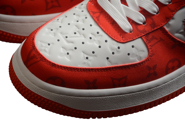 Louis Vuitton x Air Force 1 Low Red