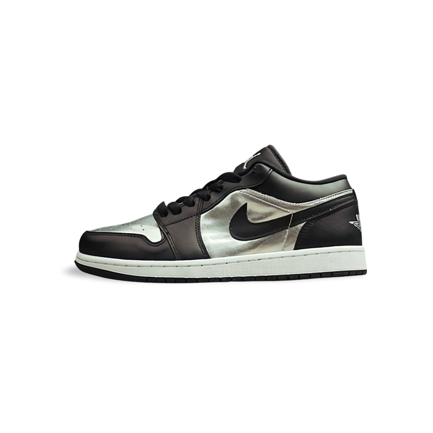 Air Jordan 1 Low “Black Metallic Silver”