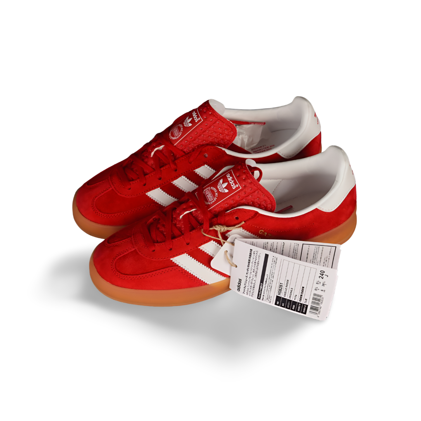 Adidas Gazelle Scarlet Cloud White