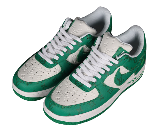 Louis Vuitton x Air Force 1 Low Green