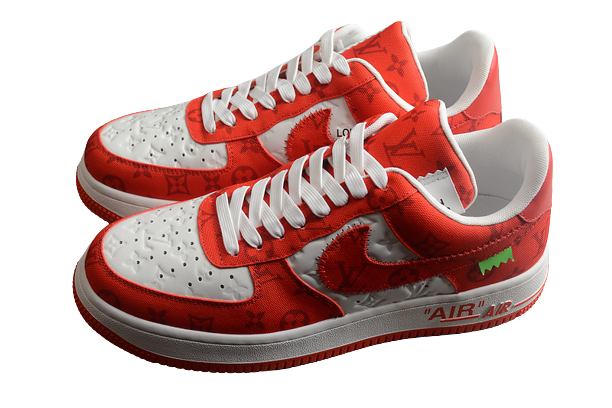 Louis Vuitton x Air Force 1 Low Red