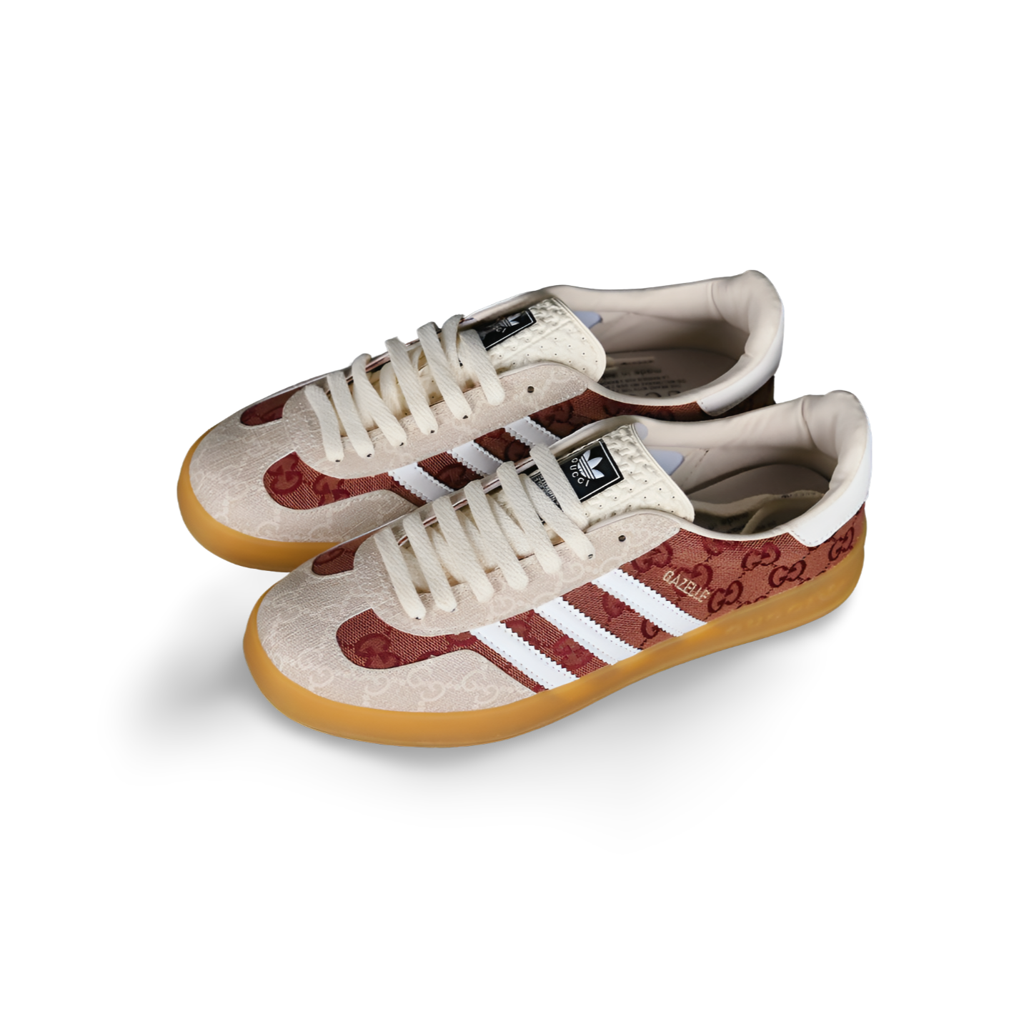 Adidas Gazelle x Gucci Brown/Cloud White