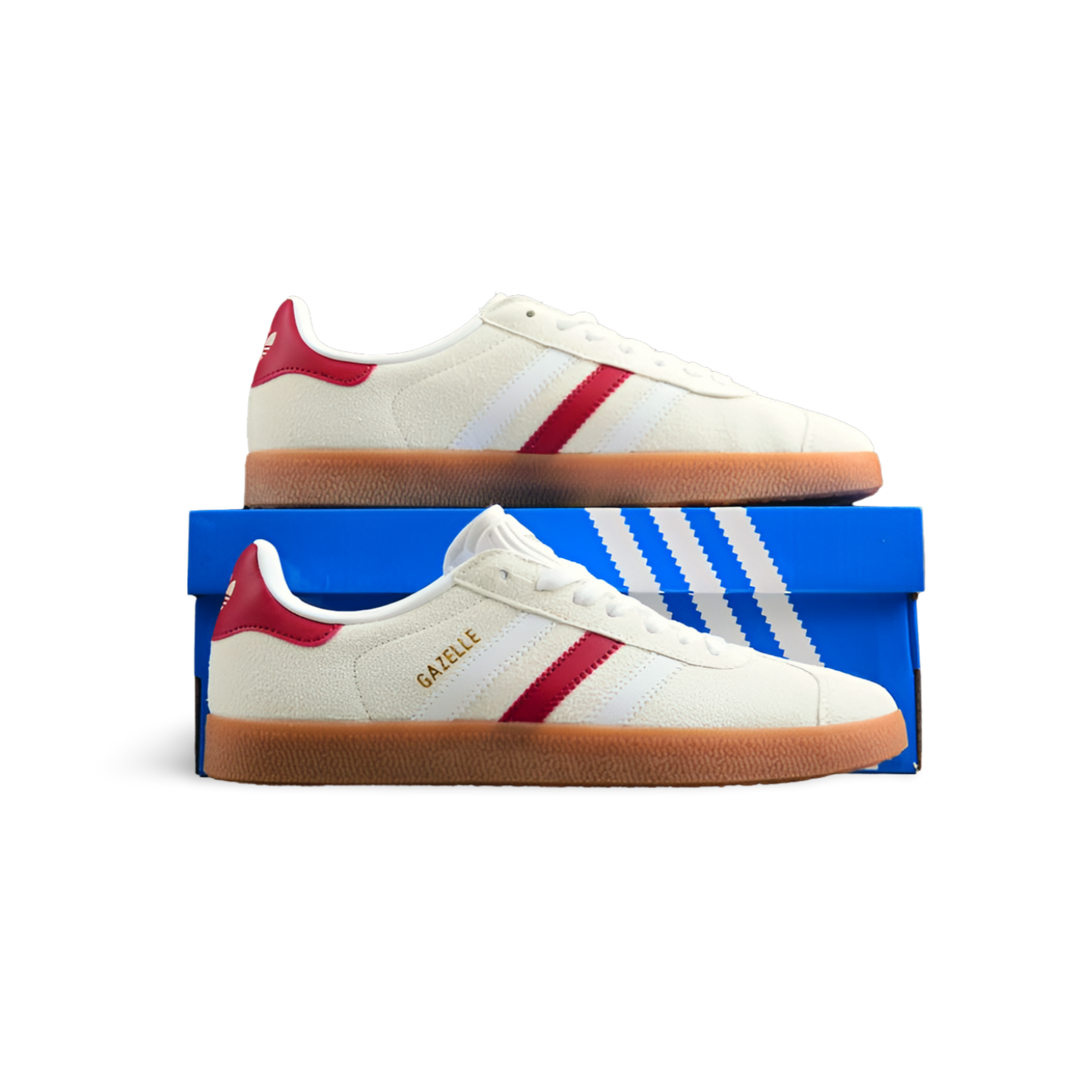 Adidas Gazelle Aluminum Collegiate Burgundy