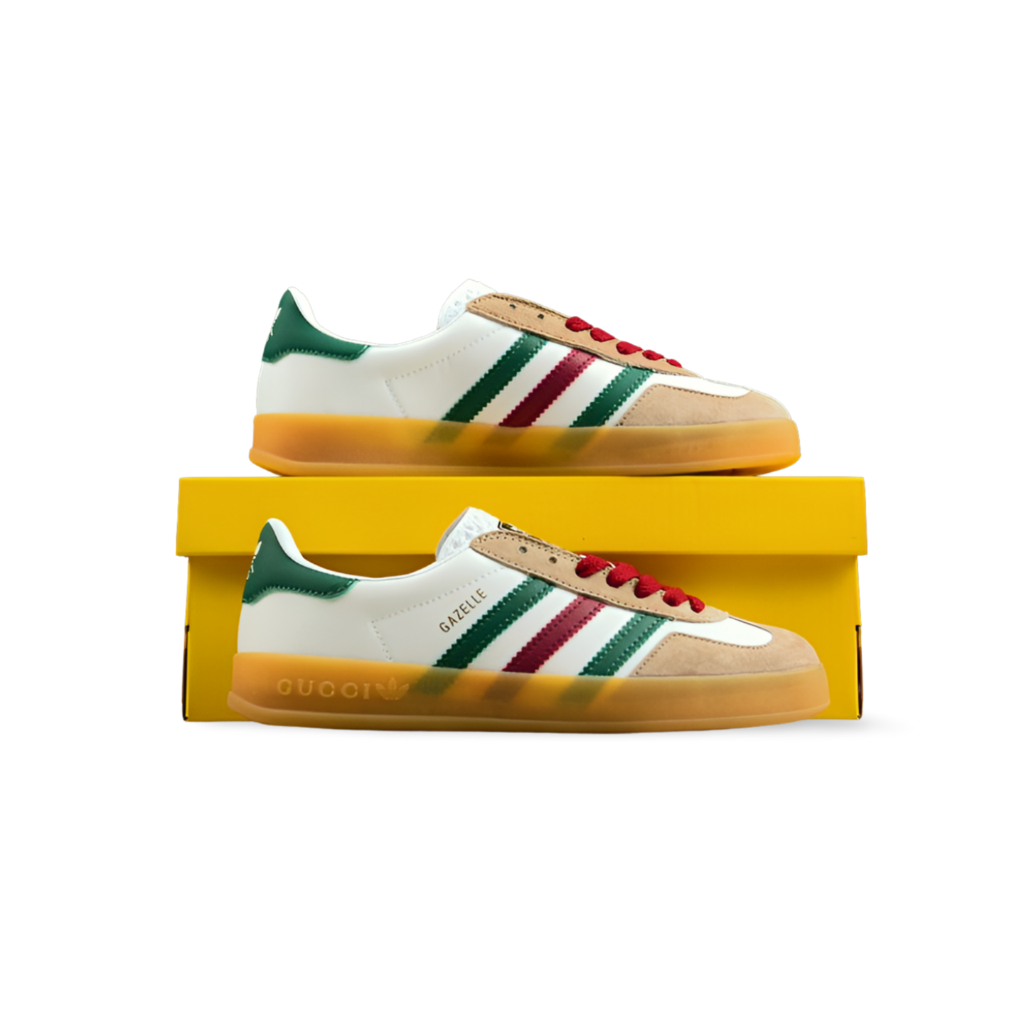 Adidas Gazelle x Gucci White/Green “IA9089”