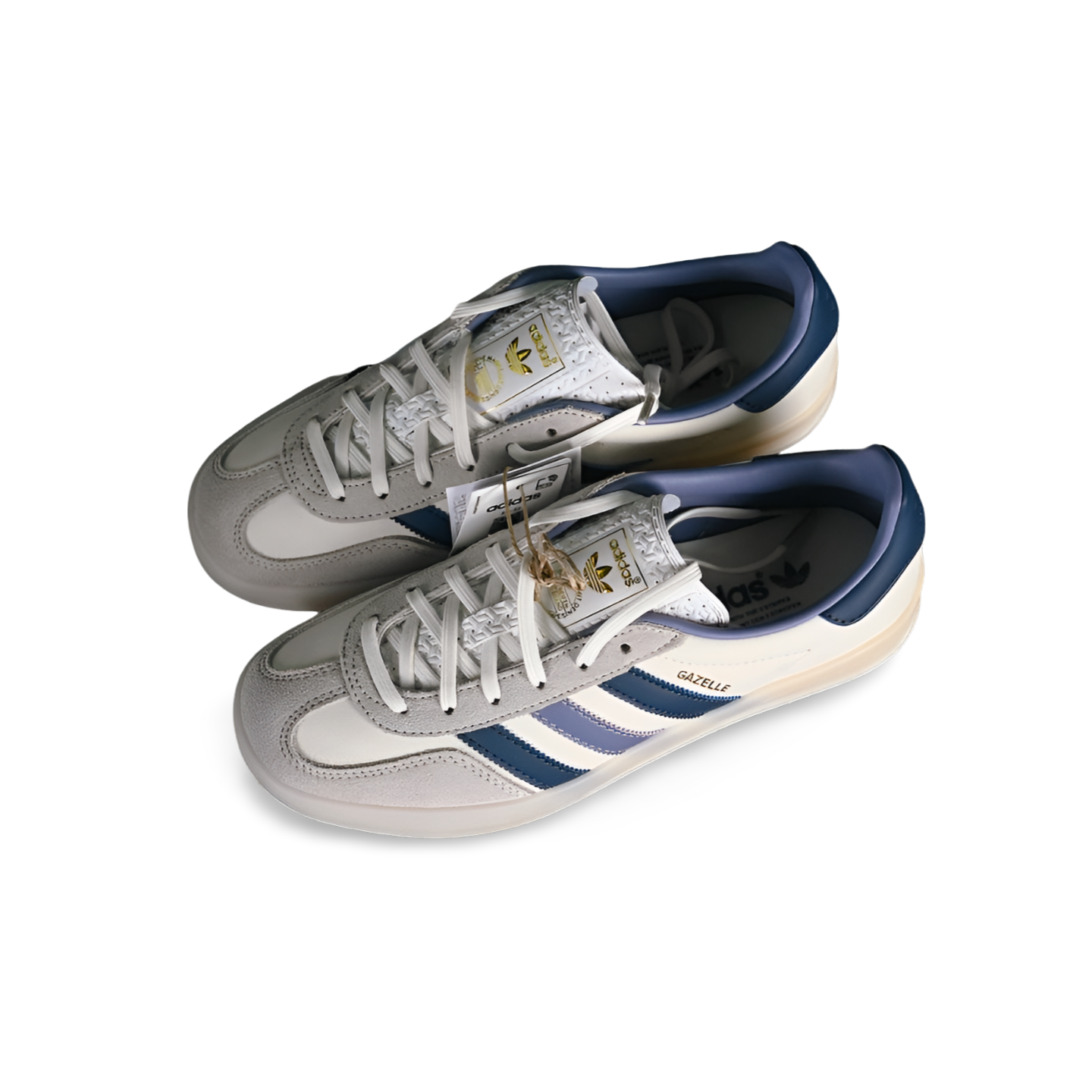 Adidas Gazelle Indoor “Core White/Preloved Ink”