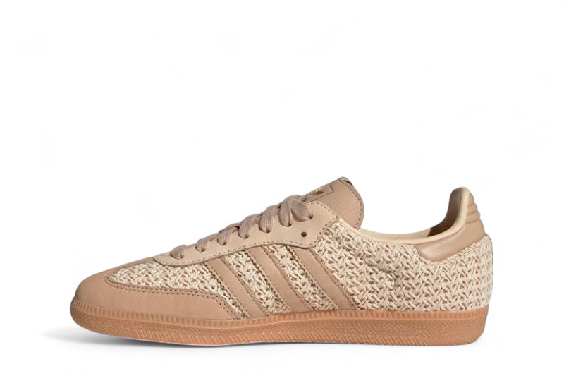 Adidas Samba OG Crochet Pack Sand Strata Bege