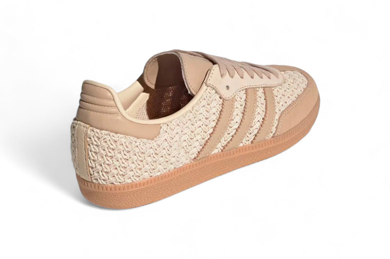Adidas Samba OG Crochet Pack Sand Strata Bege